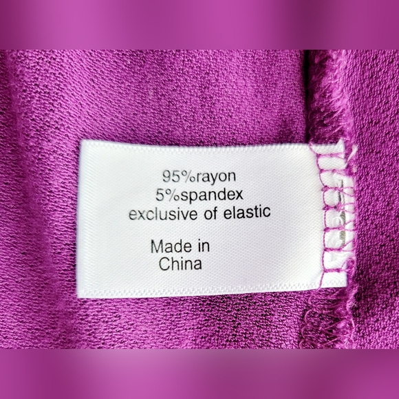 Lane Bryant Smocked Yoke Max Swing Purple Women's Tunic Top Drapey 26-28 - Picture 7 of 16